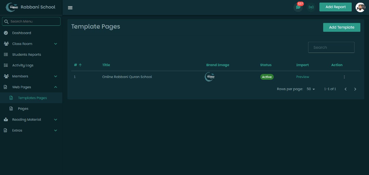 Rabbani School LMS & Staff System project screenshot 4